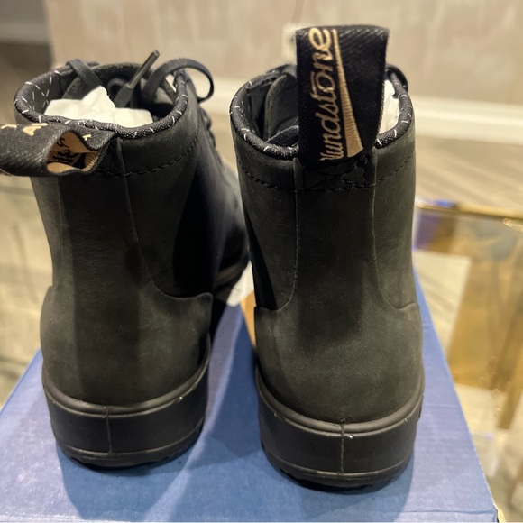 Blundstone Lace Up Boots Rustic Black 1931 men's USM 4/ USW 6 / AU 3 - Picture 6 of 7